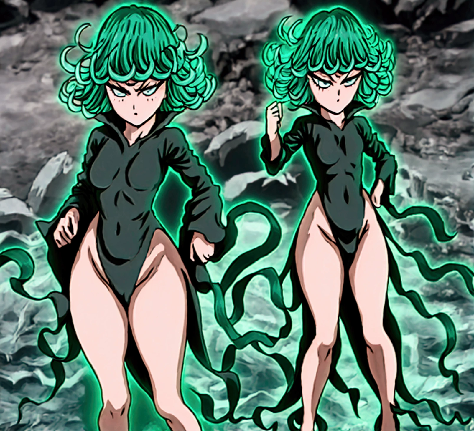 Tatsumaki anime hentai vagina tits ass 