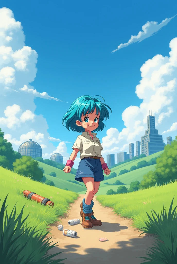 Bulma as a child