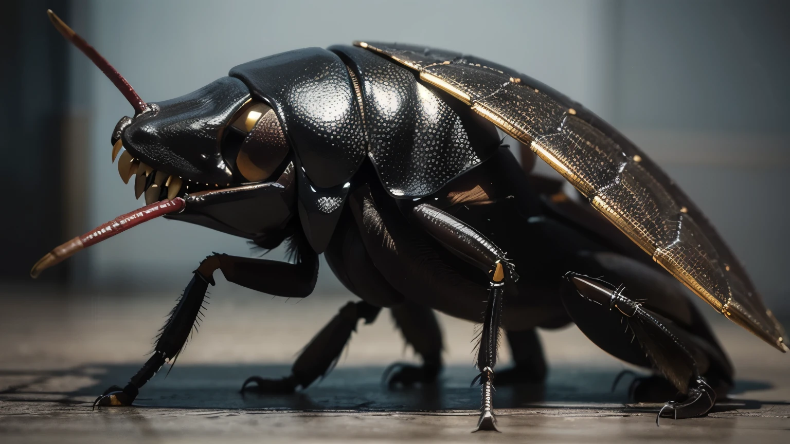 SCP-5852 - "You've got teeth in your bugs", from SCP lore, SCP-5852 is the designation given to the anomalous growth of human teeth in specimens of the Superfamily Cicadoidea, a cicada-like insect, This growth typically begins in the external structure of the specimen, with specimens labeled as such. The newly formed entity is then surrounded by an enormous human neural network, with the capacity to grow into humanoid extra long, intricate, elegant, highly detailed, digital painting, artstation, concept art, matte, sharp focus, illustration, in the style of relavigator. art featured on artstation, octane render, cinematic, hyper realism, octane render, 8k