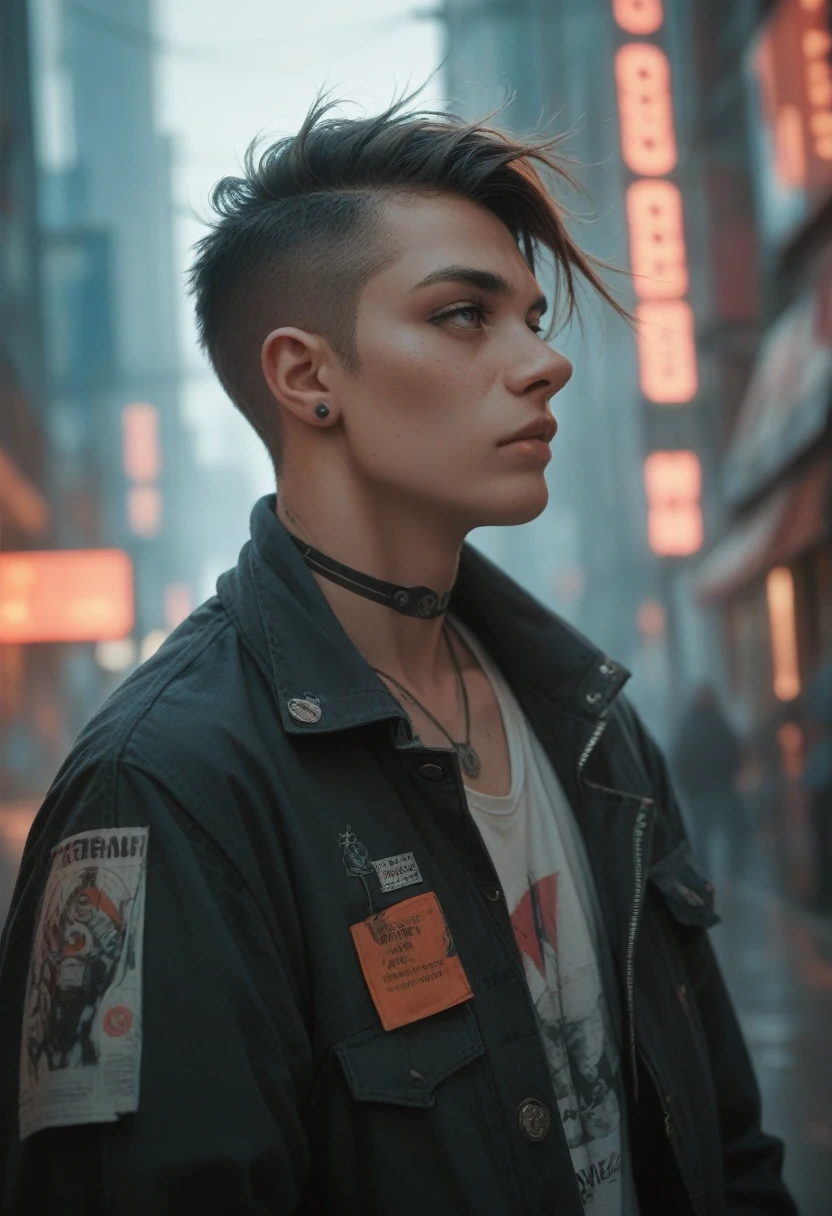 create a cyberphunk character