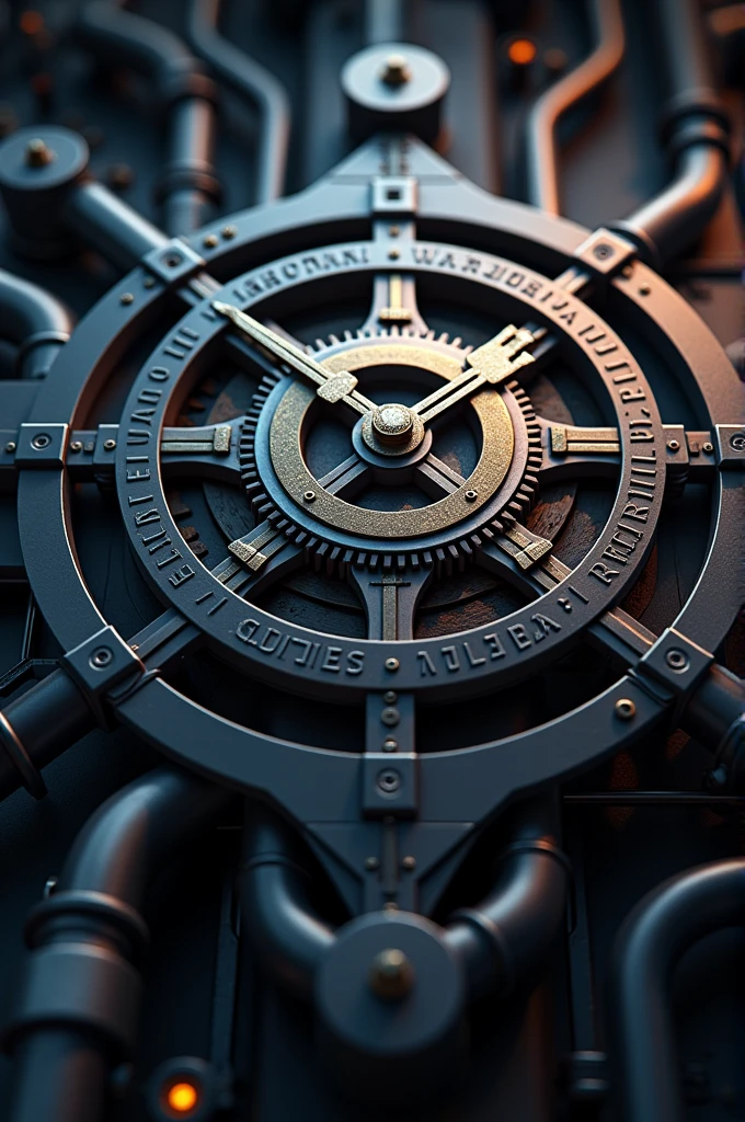 Create a 3D logo of Airdrop with fascinating background. With clock Machine design