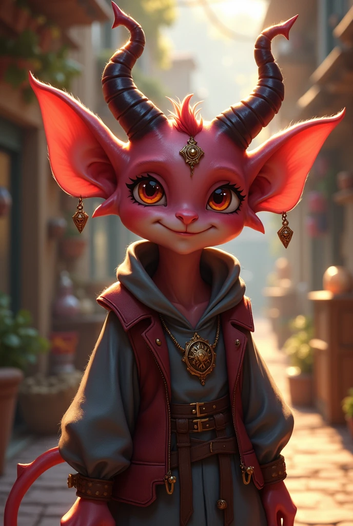 Friendly Tiefling