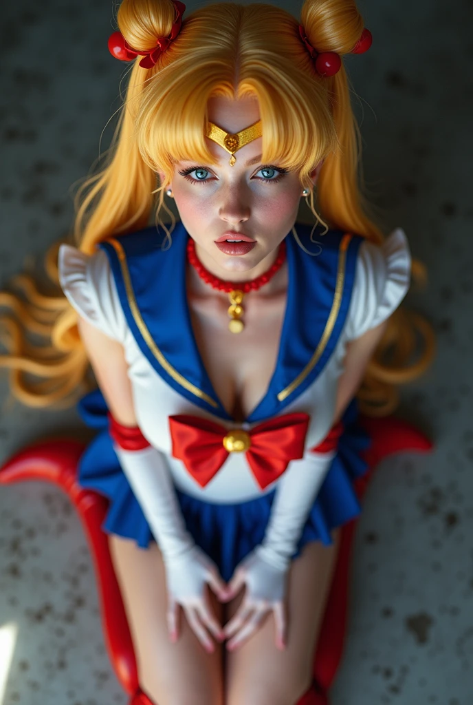 Most beautiful Usagi Tsukino aka Sailor Moon, real life cosplay - SeaArt AI