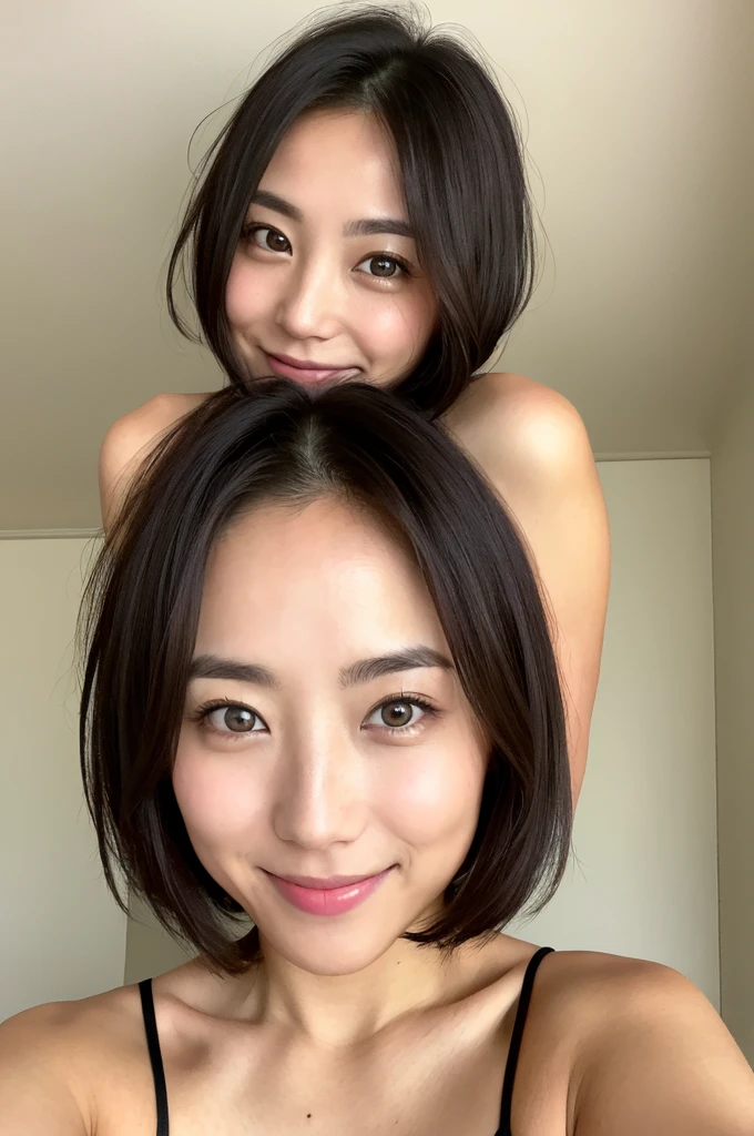 You are a professional gravure photographer.。future、Beautiful Eyes、 ((Highest quality)), Clear contours, Woman with beautiful face, (((One Girl,alone))), ((Beautiful Eyes)), Sex Appeal,Albedo and Specular Maps、Accurate simulation of lightweight material interactions、Very Short Hair、smile、Pole dancer