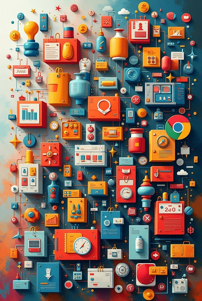 goods and services collage