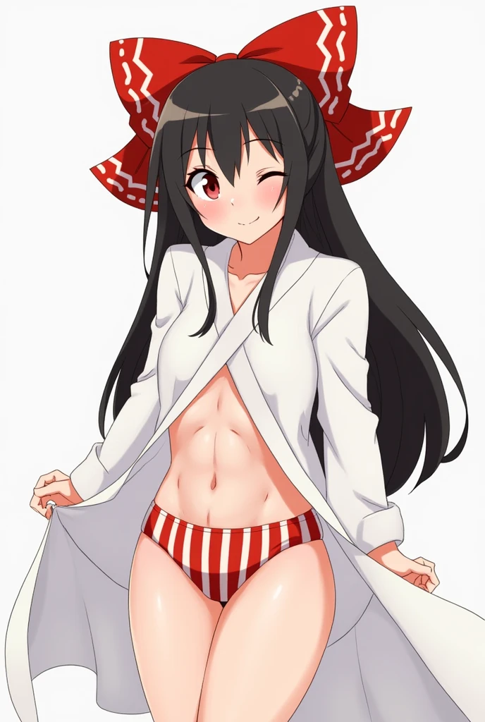 megumin mostrando a calcinha