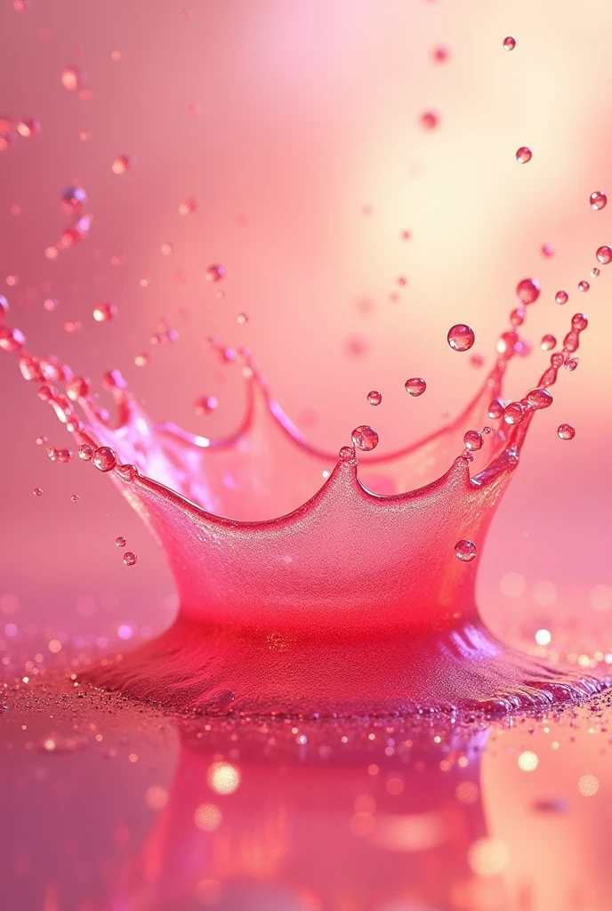 Create background for bpdy splash pink with citrus glitter pheromone