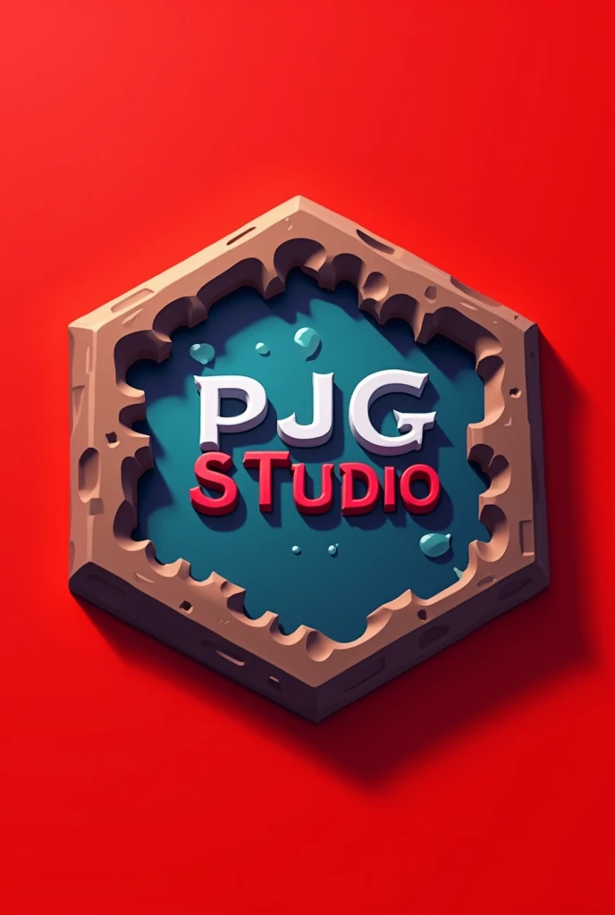 Quiero una imagen de un logo tipo 4 j studio con un fondo rojo and que en vez de 4j estudio aparezca aparezca estas palabras"PJG time studio"and quiero que esa palabra la encierres en un cuadrado tipo Minecraft pero quiero más profesional quiero 2D tipo medio 3D and en el medio del cuadrado este azul marino and el fondo sea rojo quiero más profesional con sombras and que sea 2D tipo 3D ahora el centro del cuadrado quiero celeste and que aparezca estas palabras"PJG time studio"and en la letra chiquita aparezca"PRN SMP" and "guaraní studio" pero en todo 2D and que diga"PJG time studio "and quiero que la mejores por mil