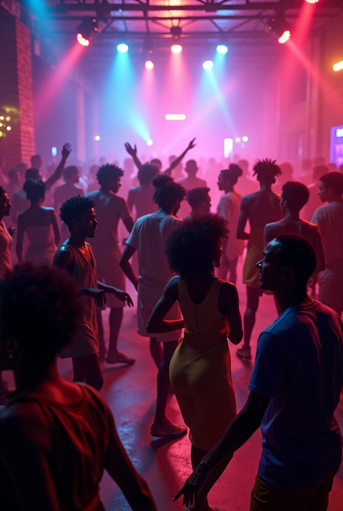 Background afro house party