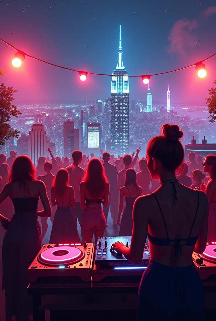 edm music, illustration