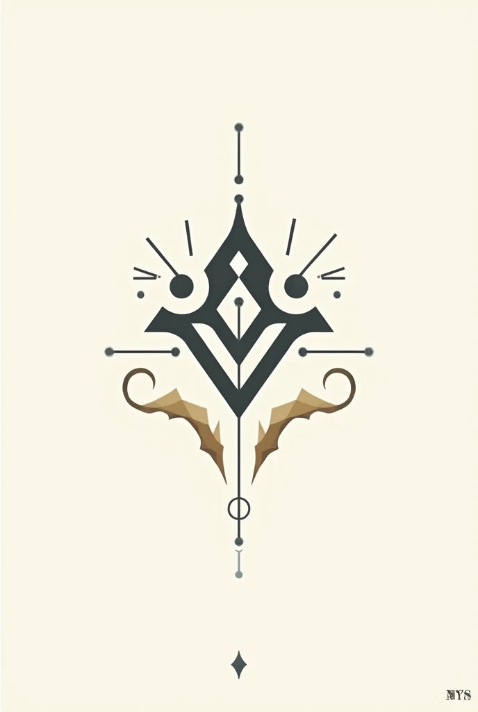 make a logo with the name LERION, with the virgin of virgo, the lion of leo and the goat of capricorn. Let it be more abstract and simple