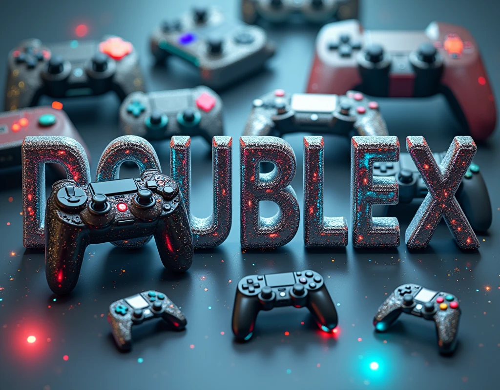 image with the name Doublex with realistic video game controls from various eras
. for 15 screens.6
