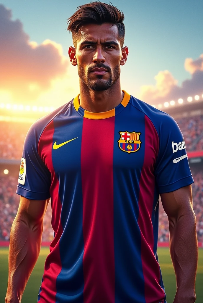 Romaldo in Barcelona uniform