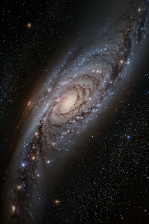 Create me an image of the galaxy and make sure the image has a galactic title