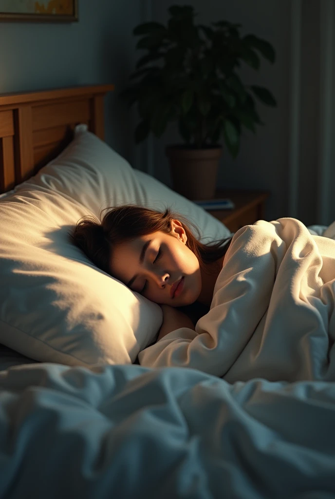 One in bed