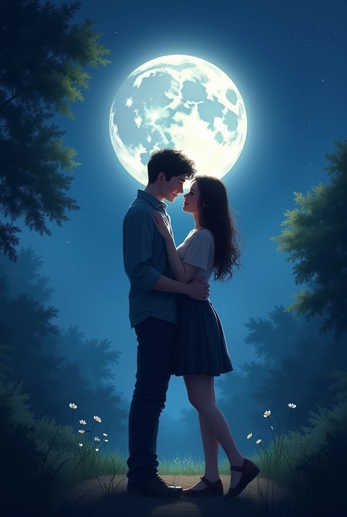 foto couple sama bulan juli