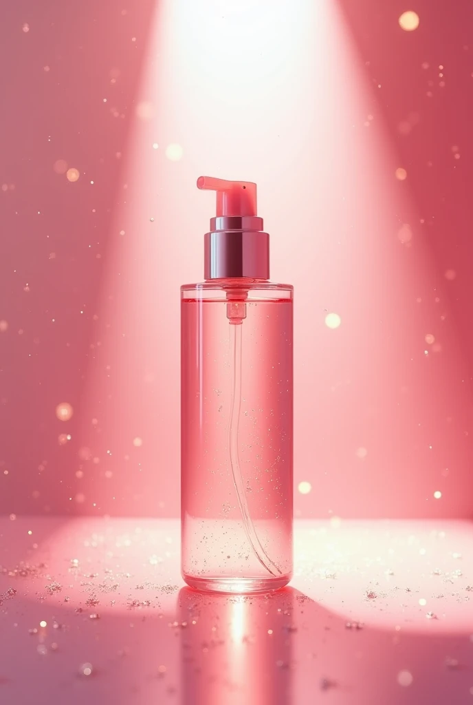Create background for bpdy splash light pink with glitter citrus pheromone