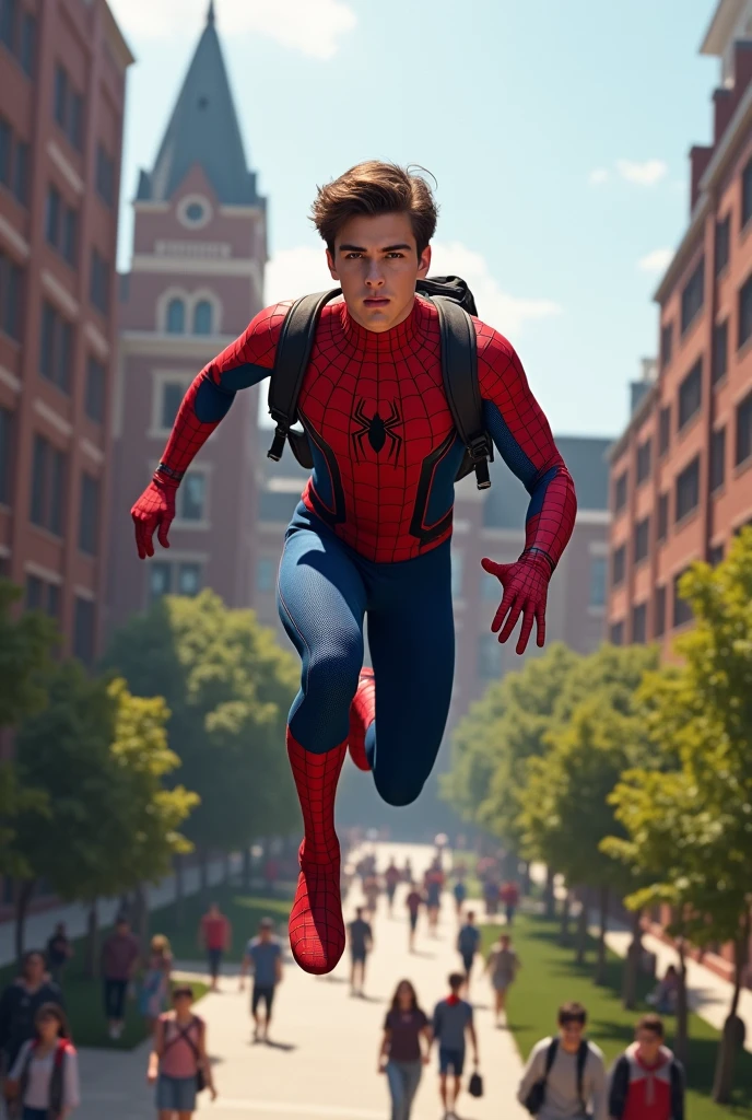 Spiderman in college university
