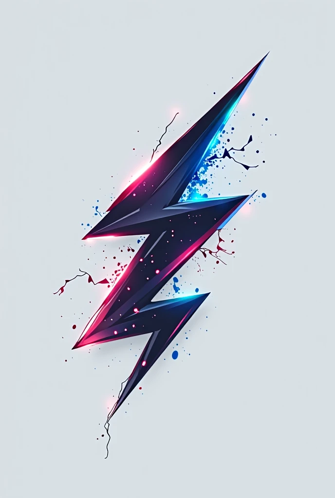 make a logo for an online clothing store using lightning bolts as an example