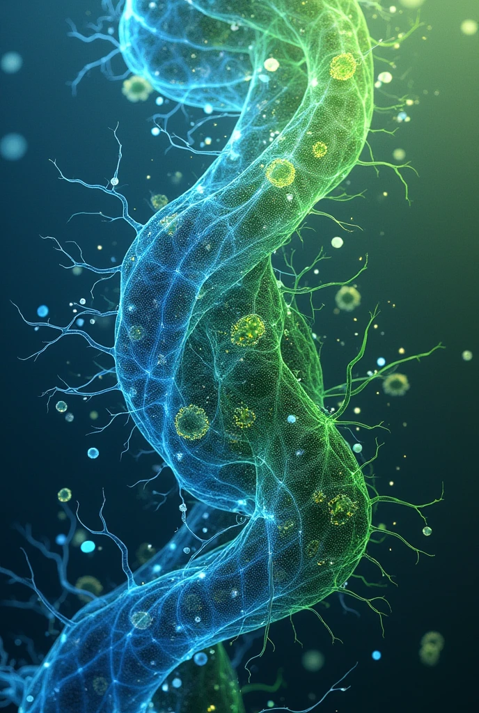 blue and green nervous system