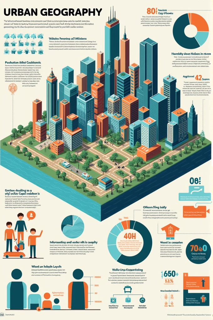 Infographic on urban geography