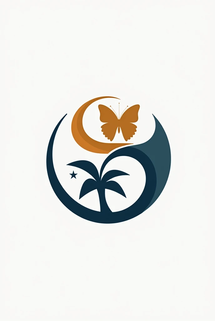 Logo for tik tok of the union between Honduras and Nicaragua represented with a symbol