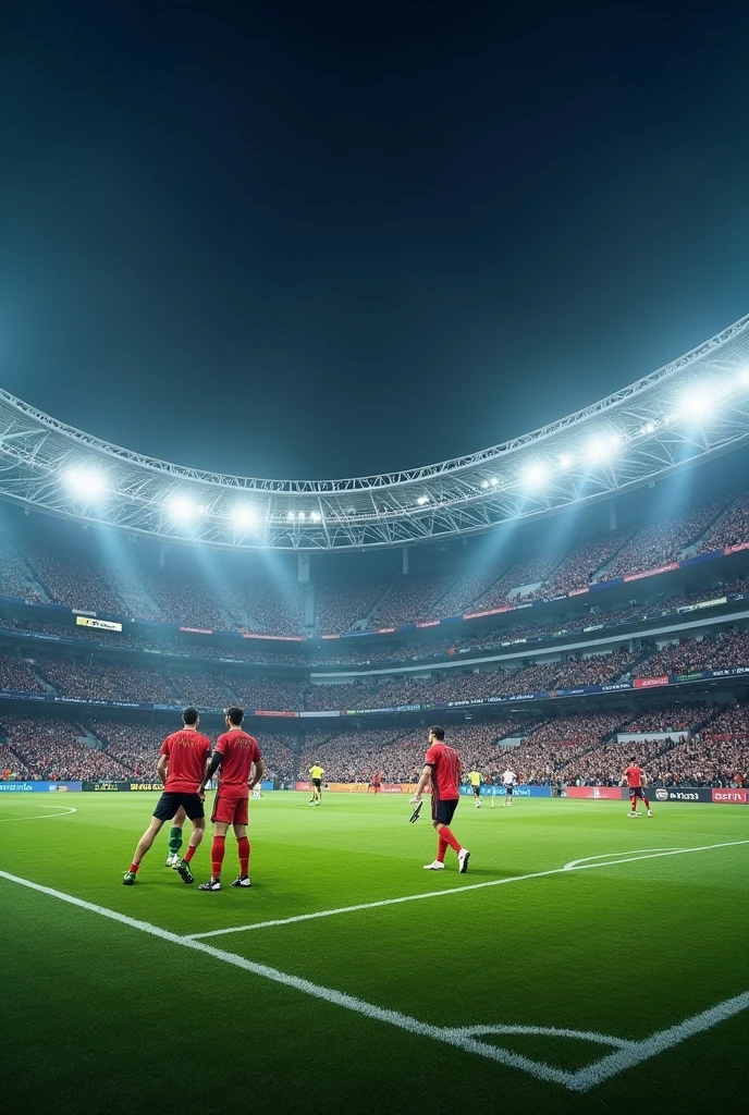 The Allianz Arena will be the venue for the World Cup final between Belgium and Mexico 
