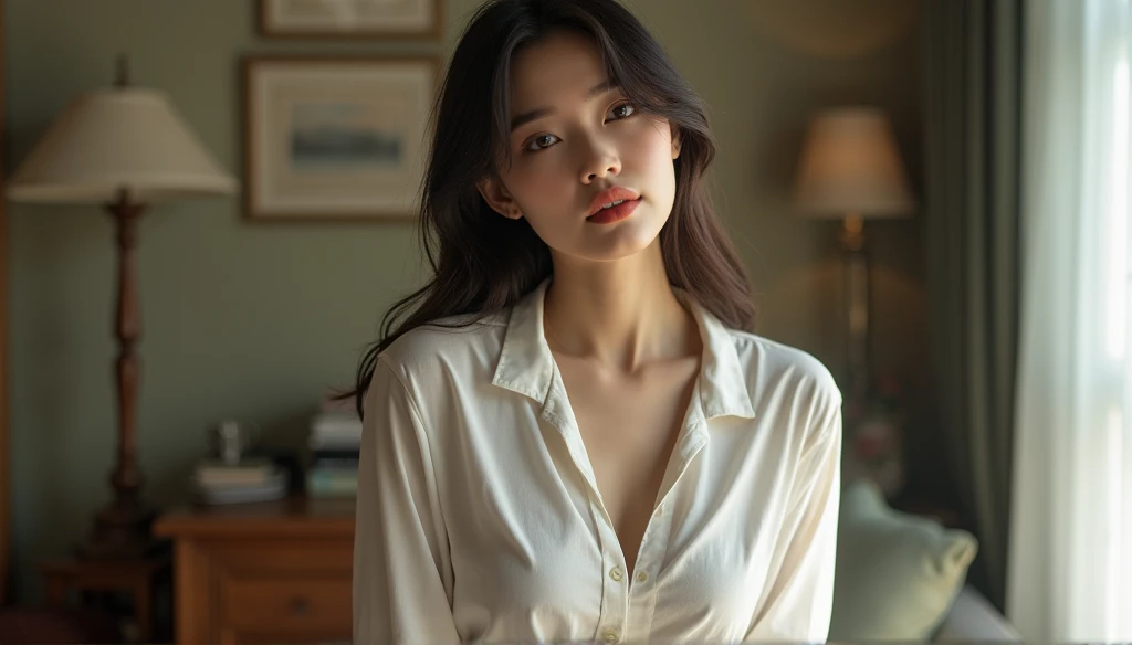 A naked adult Chinese woman
