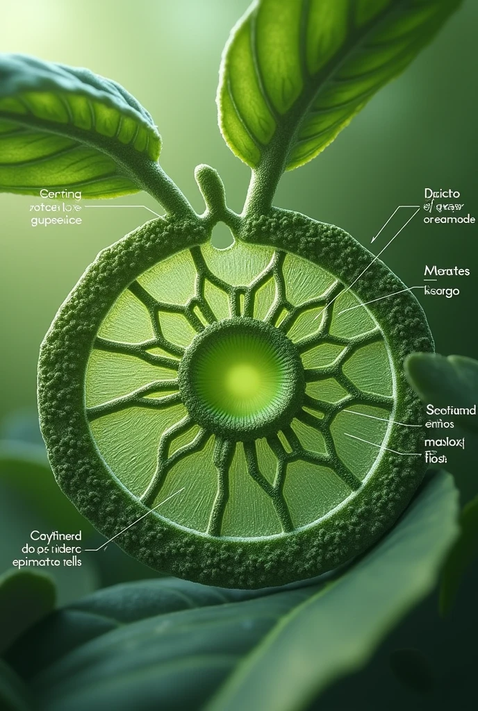 Develop a model that represents the opening of the stomata during transpiration and gas exchange. 