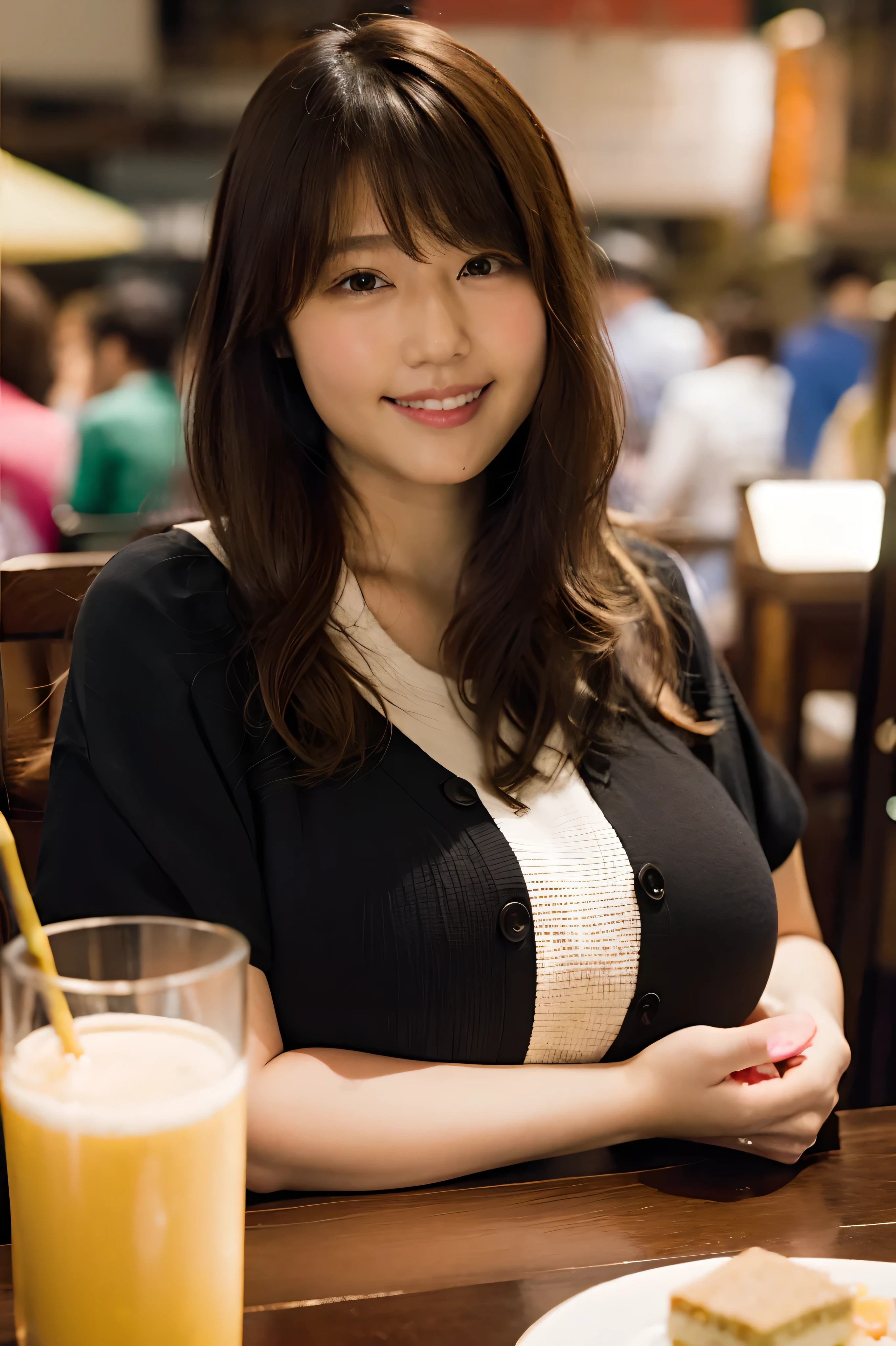 (8k、RAW Photos、Highest quality、masterpiece:1.2)、(Realistic、Photorealistic:1.37)、Ultra-detailed、Ultra-high resolution、1 girl、There is a purely village frame、Kasumi Arimura、Beautifully detailed face、smile、Fat face、obesity、(Very fat style) :1.3)、Hungry clothes、Beautifully detailed skin、Skin Texture、Professional Lighting、Whole Body Ezbian、(obesity体)、Eat sweets、Eat sweets