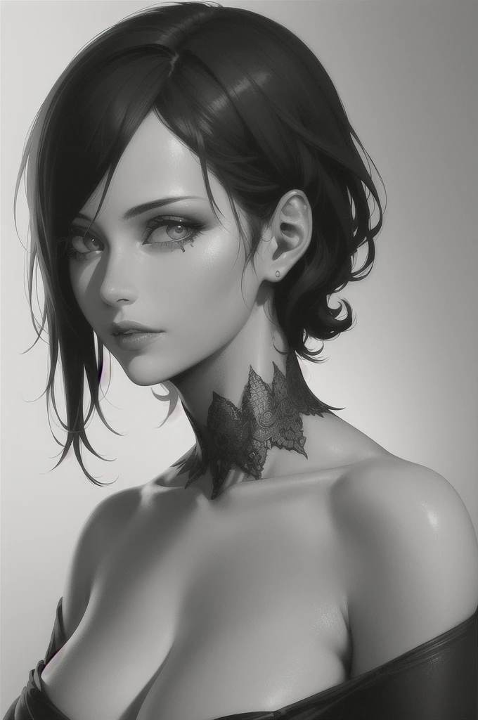 (obra de arte, melhor qualidade, alta resolução:1.4), detalhado, detalhes intrincados, 4K,
salpicos de cor, arte de linhae, arte, Fibonacci,a girl with short black hair drawing on her board with a brush, monochrome, hyper-realistic, detailed, high quality, cinematic lighting, dramatic shadows, beautiful detailed eyes, beautiful detailed lips, extremely detailed face, intricate details, photorealistic, 8K resolution , masterpiece, conceptual art , digital painting, soft colors, warm tones, natural lighting, short, monochrome