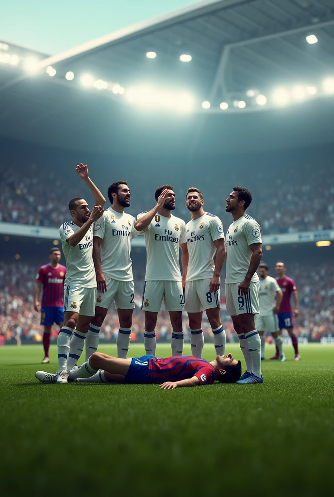 Real Madrid humiliating FC Barcelona
