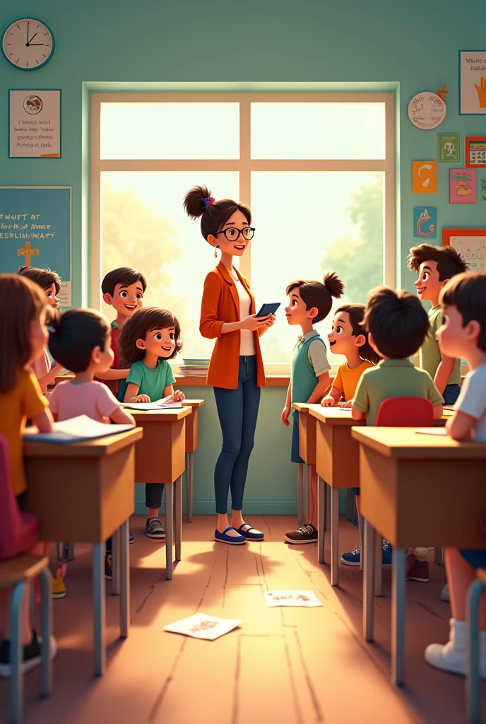 Show the importance of school for society, pixar drawing