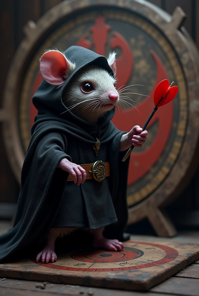 Mole, play darts, sith