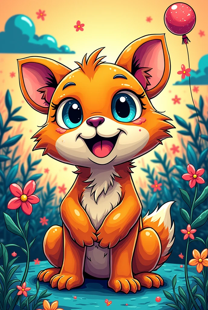 Cartoon drawn using URL