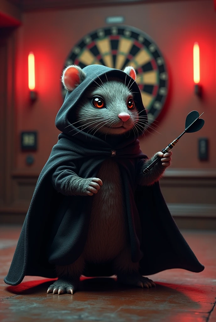 Mole, play darts, Sith Lord