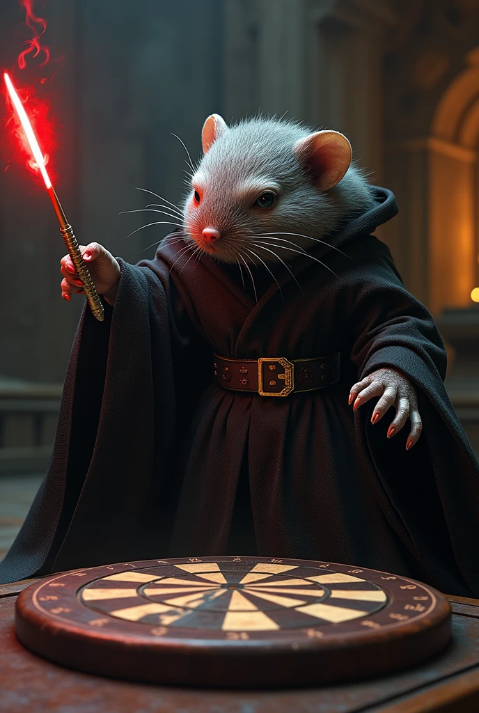 Blind Mole, play darts, Sith Lord 