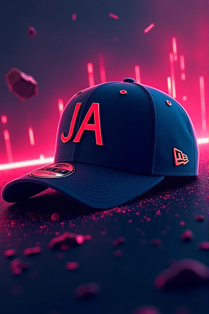 A logo for a sale of New Era baseball caps , Also, the abbreviation for Jhoan Alizandro appears in the logo.