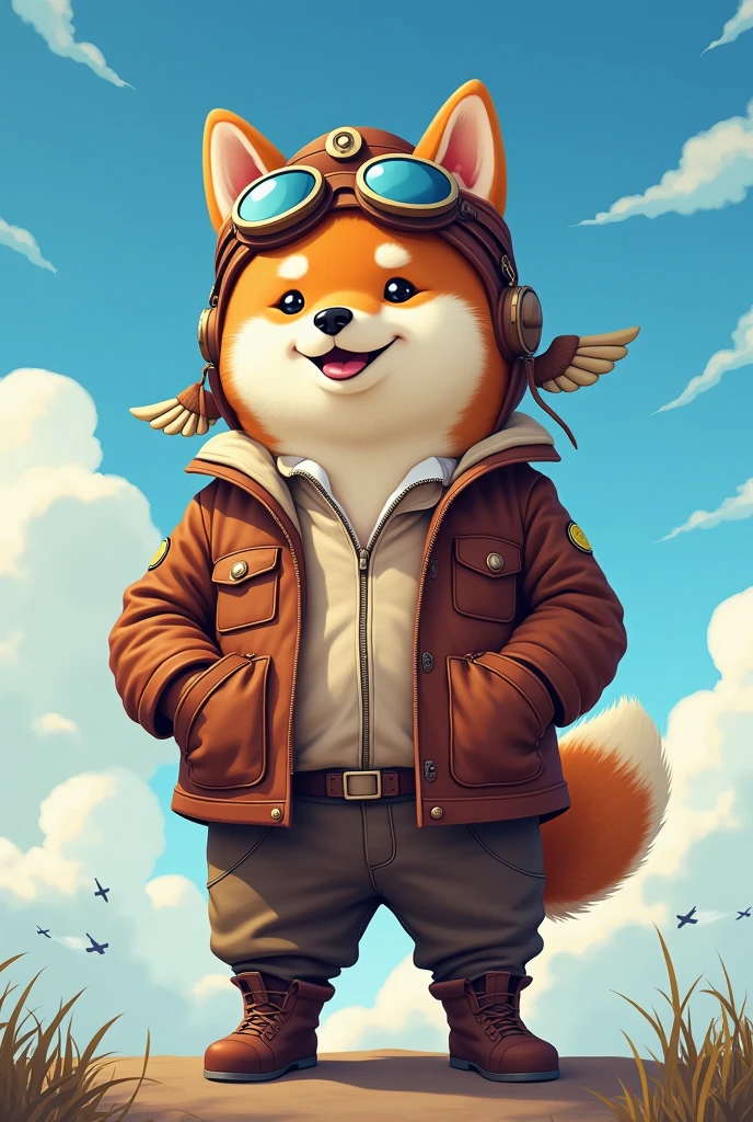 Cheems pilot aviator