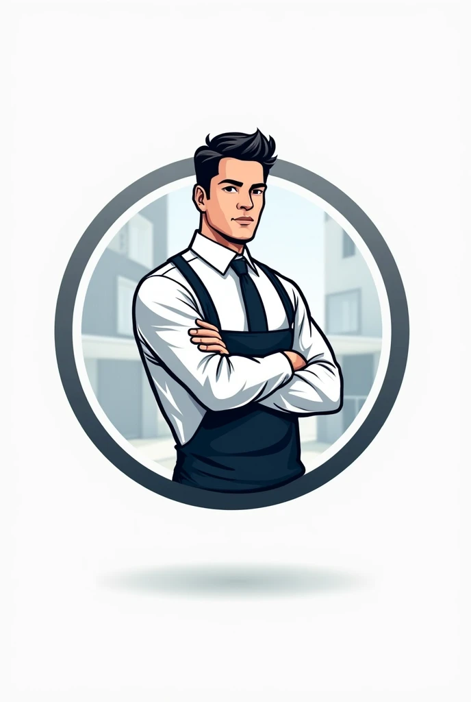 Logo for business, the company is called "Mr. Clean Colombia SAS", This company provides cleaning services in buildings