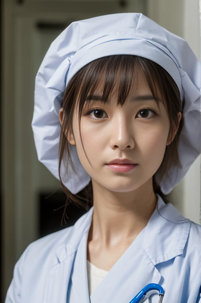 ((Highest quality)), ((masterpiece)), (detailed),Perfect Face,Japanese,Female doctor,White