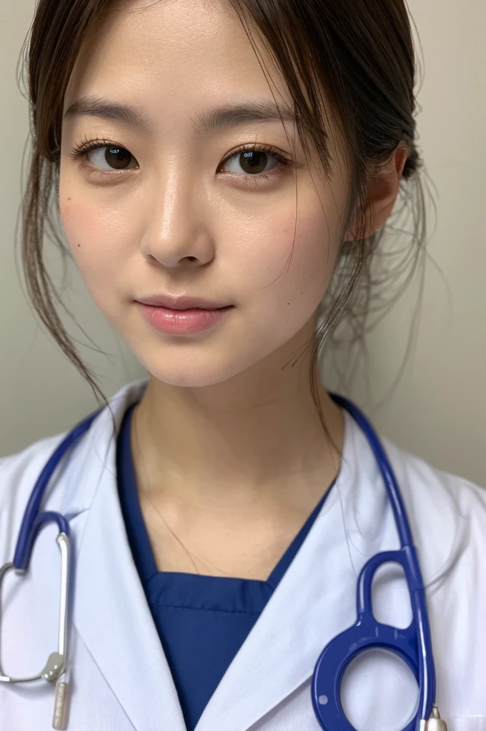 ((Highest quality)), ((masterpiece)), (detailed),Perfect Face,Japanese,Female doctor,White