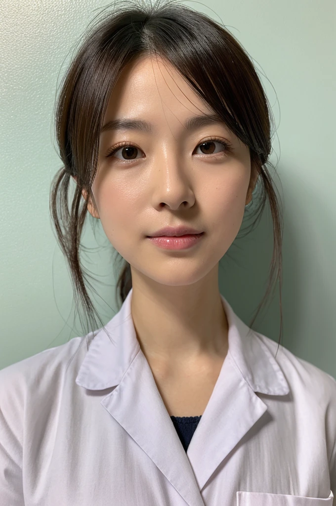 ((Highest quality)), ((masterpiece)), (detailed),Perfect Face,Japanese,Female doctor,White