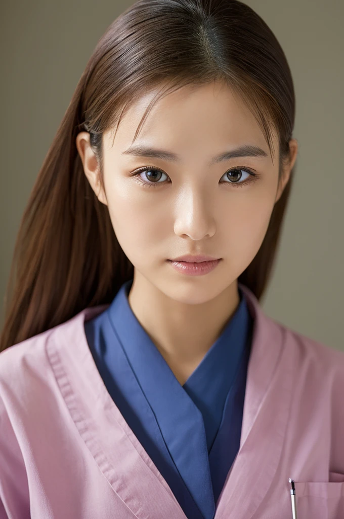 ((Highest quality)), ((masterpiece)), (detailed),Perfect Face,Japanese,Female doctor,White