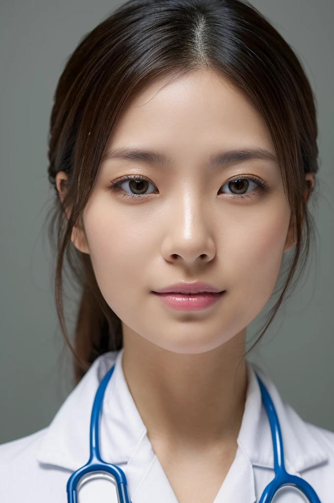 ((Highest quality)), ((masterpiece)), (detailed),Perfect Face,Japanese,Female doctor,White