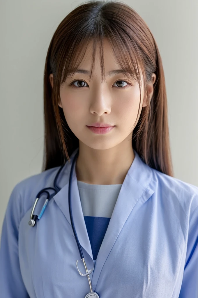 ((Highest quality)), ((masterpiece)), (detailed),Perfect Face,Japanese,Female doctor,White