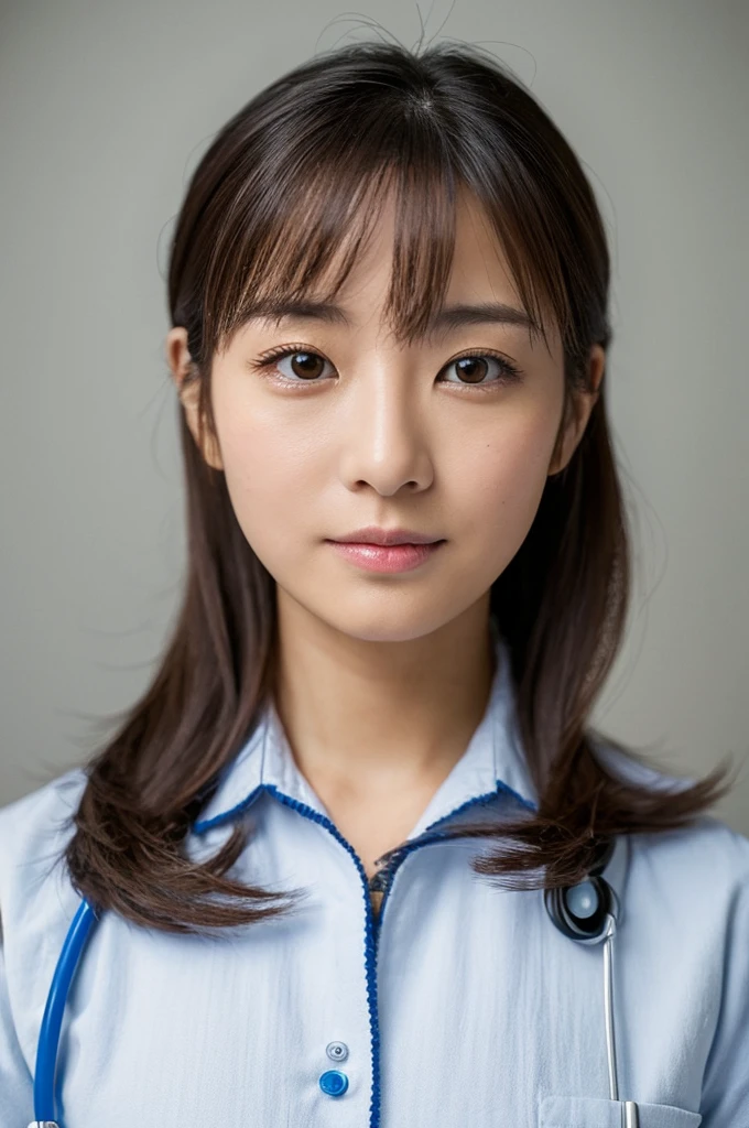 ((Highest quality)), ((masterpiece)), (detailed),Perfect Face,Japanese,Female doctor,White