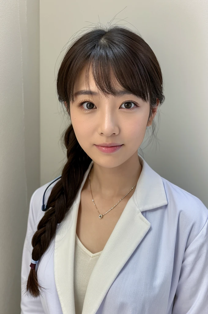 ((Highest quality)), ((masterpiece)), (detailed),Perfect Face,Japanese,Female doctor,White