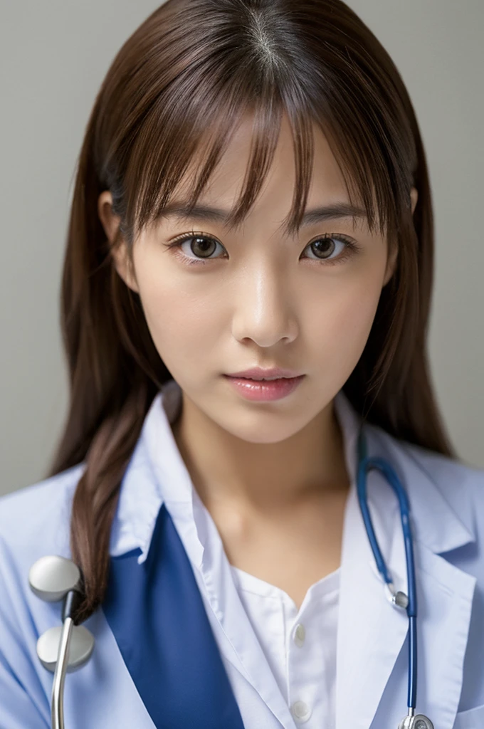 ((Highest quality)), ((masterpiece)), (detailed),Perfect Face,Japanese,Female doctor,White