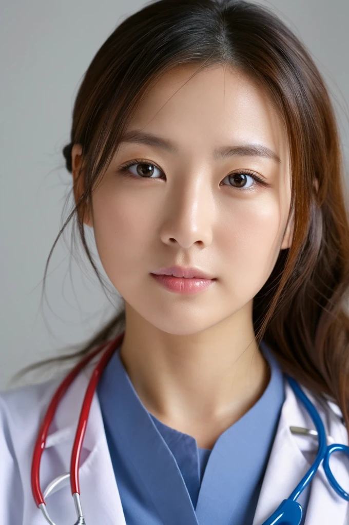 ((Highest quality)), ((masterpiece)), (detailed),Perfect Face,Japanese,Female doctor,White